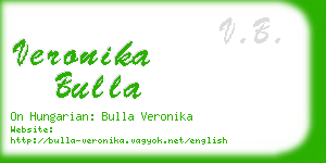 veronika bulla business card